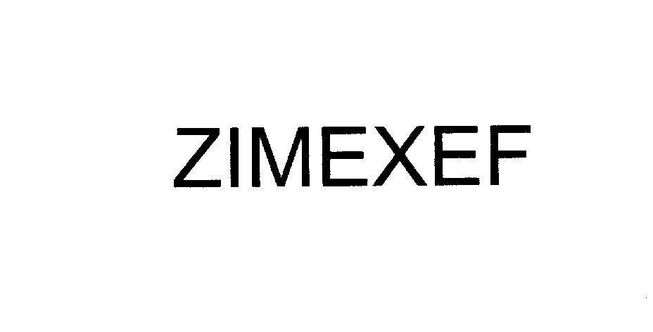 Mẫu nhãn hiệu ZIMEXEF