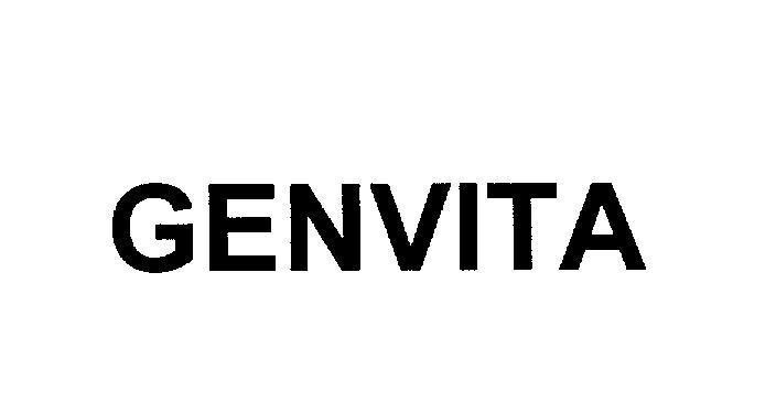 Mẫu nhãn hiệu GENVITA