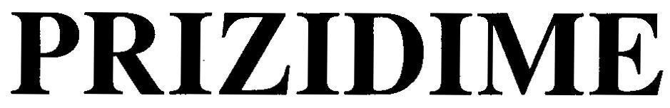 Mẫu nhãn hiệu PRIZIDIME