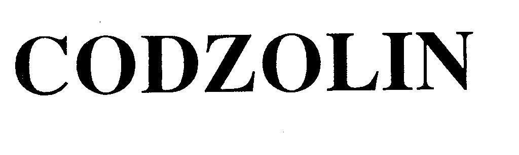 Mẫu nhãn hiệu CODZOLIN