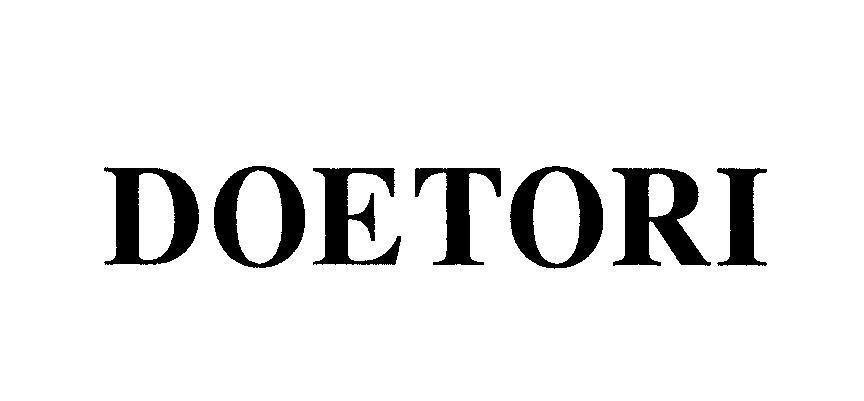 Mẫu nhãn hiệu DOETORI
