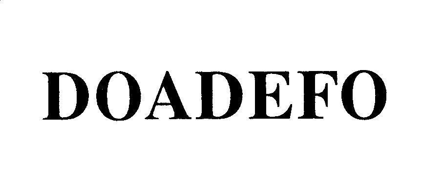 Mẫu nhãn hiệu DOADEFO