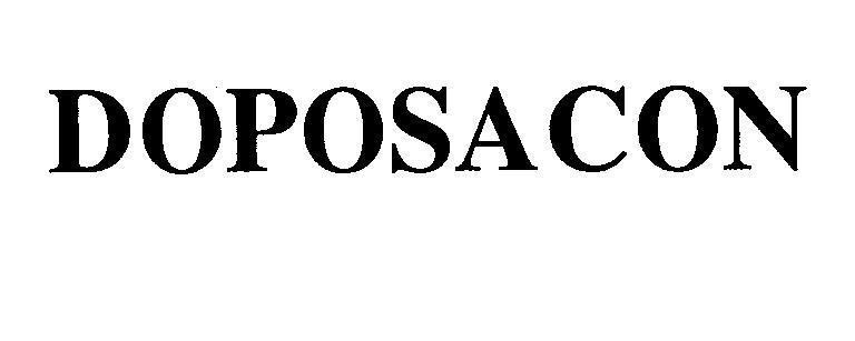 Mẫu nhãn hiệu DOPOSACON
