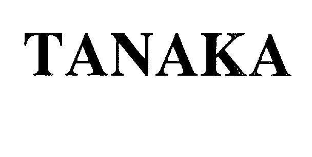 Mẫu nhãn hiệu TANAKA