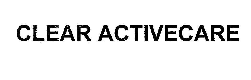 Mẫu nhãn hiệu CLEAR ACTIVECARE