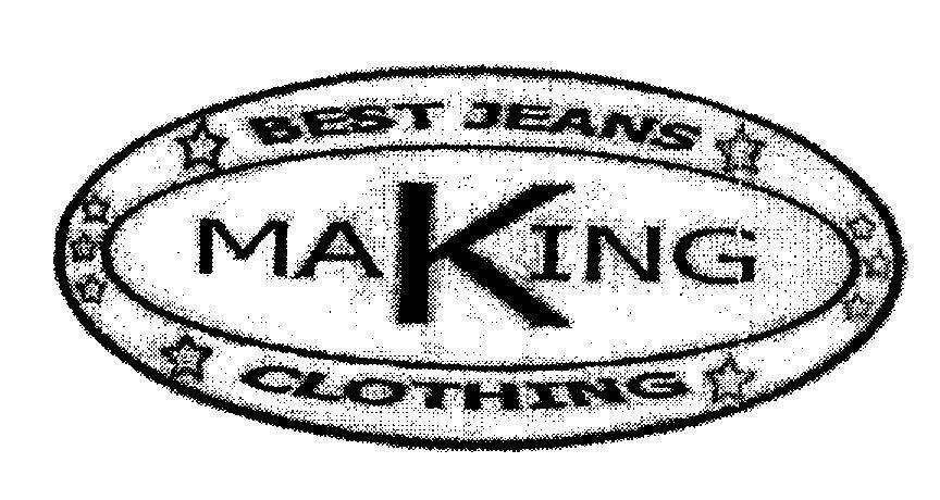 Mẫu nhãn hiệu MAKING BEST JEANS CLOTHING