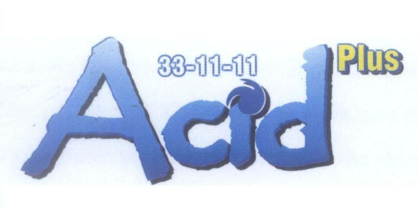 Mẫu nhãn hiệu Acid Plus 33-11-11