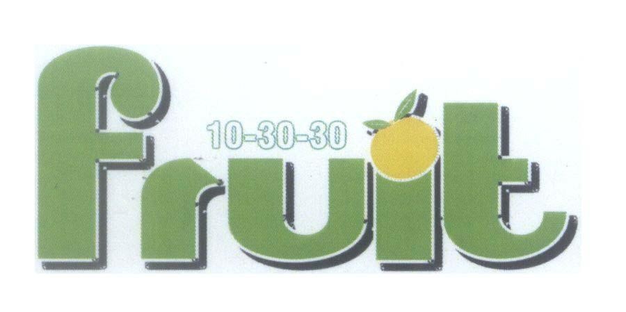Mẫu nhãn hiệu Fruit 10-30-30