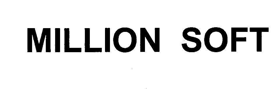 Mẫu nhãn hiệu MILLION SOFT