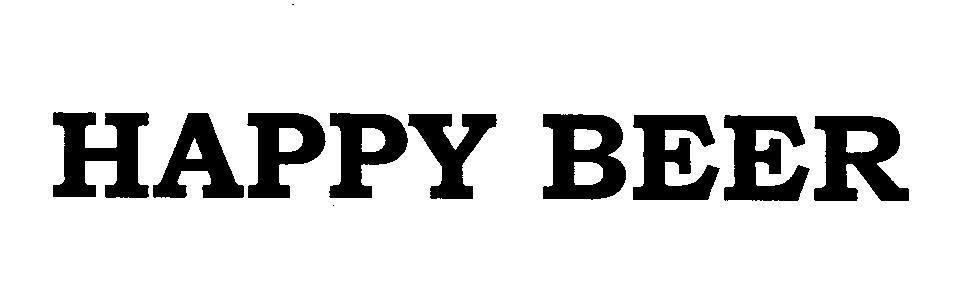 Mẫu nhãn hiệu HAPPY BEER