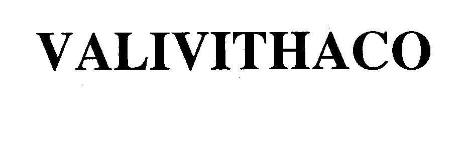 Mẫu nhãn hiệu VALIVITHACO