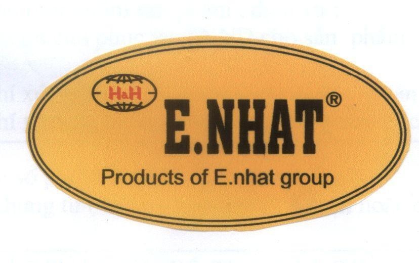 Mẫu nhãn hiệu H&H E.NHAT Products of E.nhat group