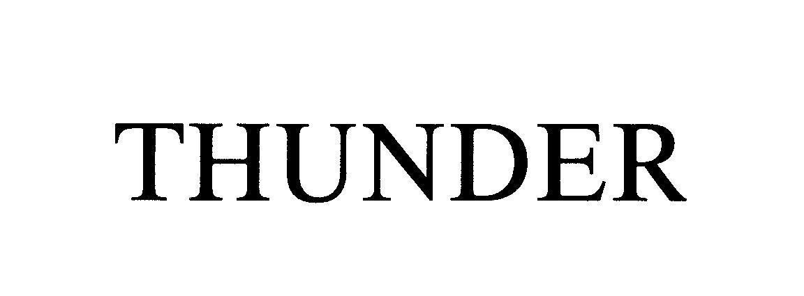 Mẫu nhãn hiệu THUNDER