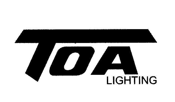 Mẫu nhãn hiệu TOA LIGHTING