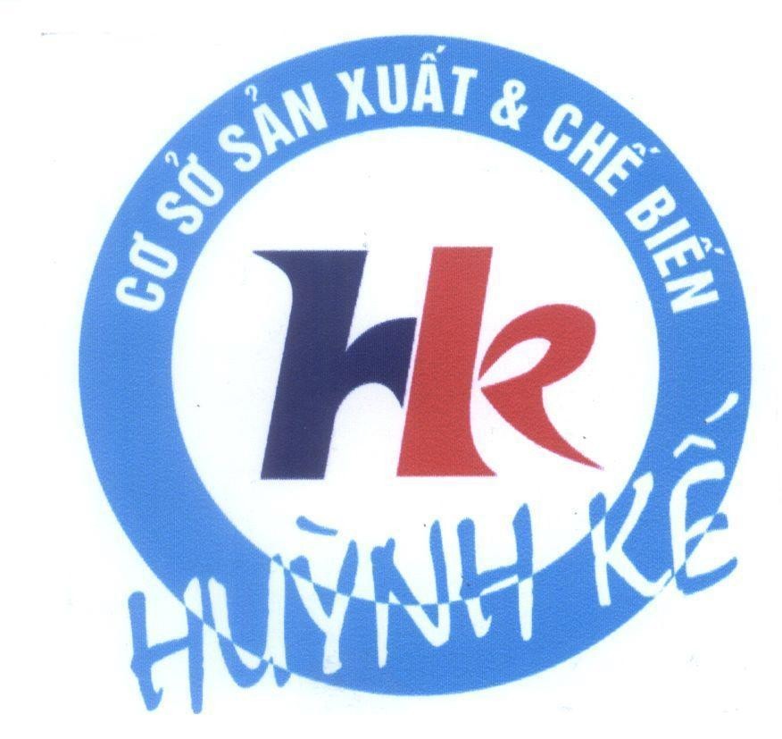 Mẫu nhãn hiệu hk h k Huỳnh Kế Cơ sở sản xuất & chế biến