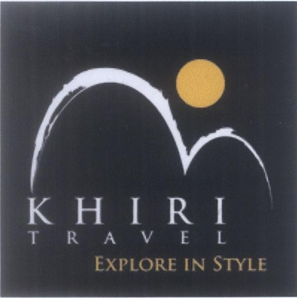 Mẫu nhãn hiệu KHIRI TRAVEL EXPLORE IN STYLE
