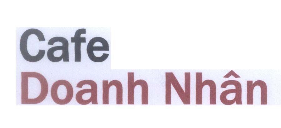 Mẫu nhãn hiệu Cafe Doanh Nhân