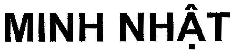 Mẫu nhãn hiệu Minh Nhật