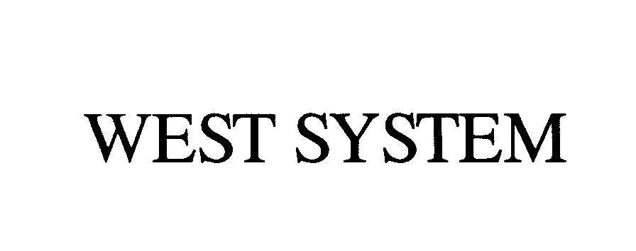 Mẫu nhãn hiệu WEST SYSTEM