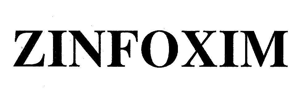 Mẫu nhãn hiệu ZINFOXIM
