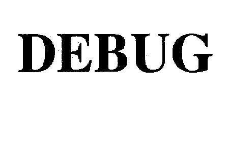Mẫu nhãn hiệu DEBUG