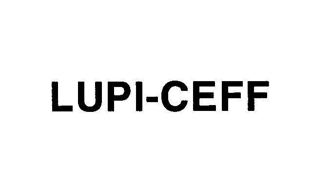 Mẫu nhãn hiệu LUPI-CEFF