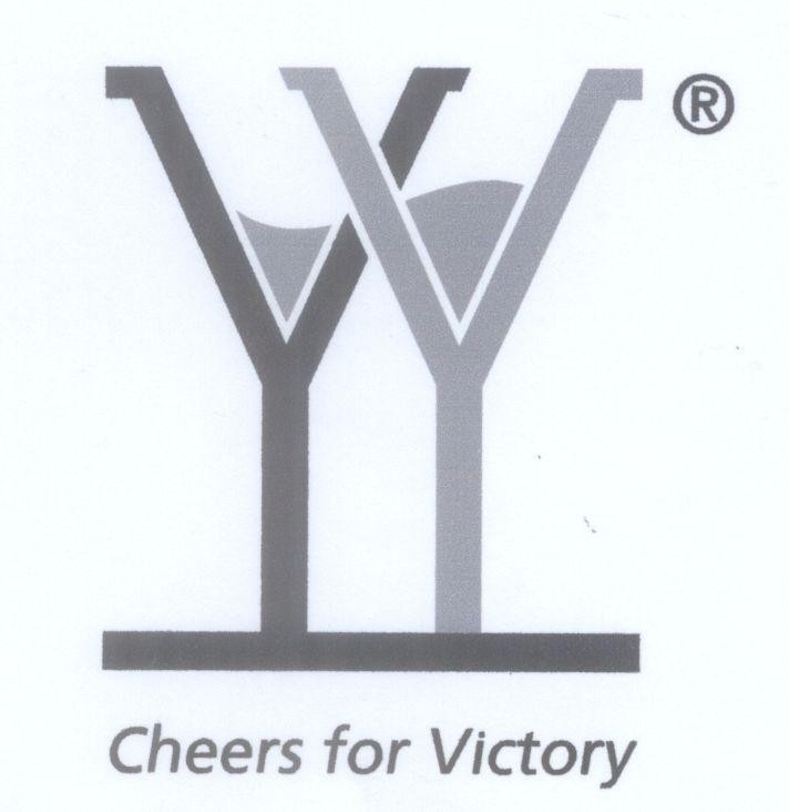 Mẫu nhãn hiệu Y YY Cheers for Victory