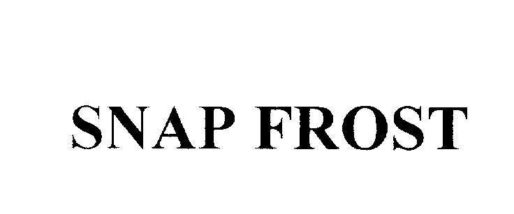 Mẫu nhãn hiệu SNAP FROST