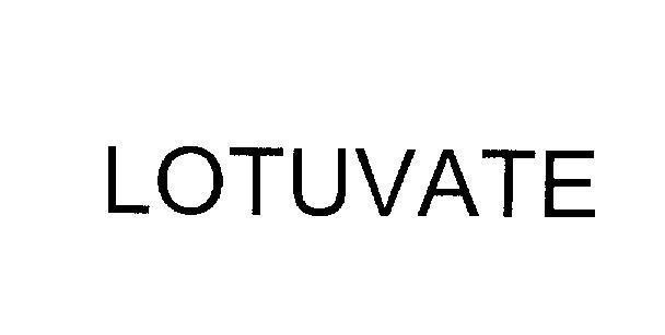 Mẫu nhãn hiệu LOTUVATE