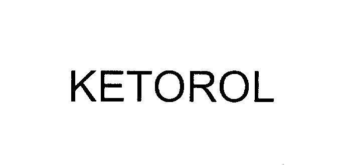 Mẫu nhãn hiệu KETOROL