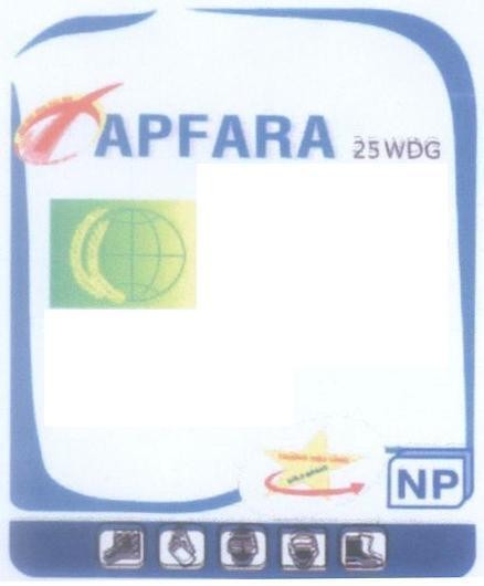 Mẫu nhãn hiệu APFARA 25 WDG NP