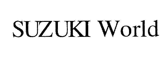 Mẫu nhãn hiệu SUZUKI World