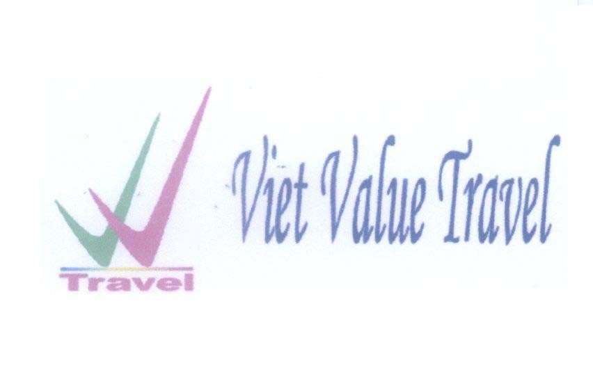 Mẫu nhãn hiệu V V travel Viet Value Travel