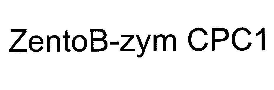 Mẫu nhãn hiệu ZentoB-zym CPC1