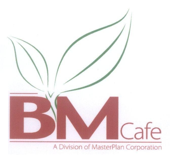 Mẫu nhãn hiệu BM Cafe A Division of MasterPlan Corporation