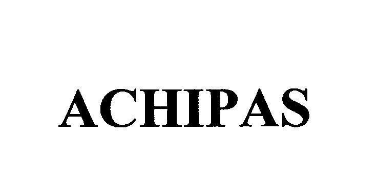 Mẫu nhãn hiệu ACHIPAS