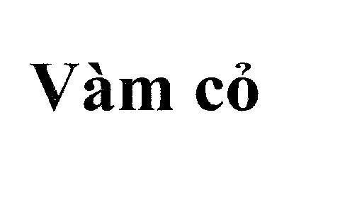 Mẫu nhãn hiệu Vàm cỏ