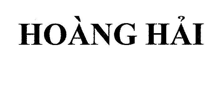 Mẫu nhãn hiệu Hoàng Hải