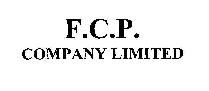 Mẫu nhãn hiệu F.C.P COMPANY LIMITED