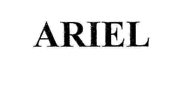 Mẫu nhãn hiệu ARIEL