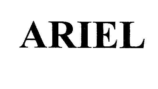 Mẫu nhãn hiệu ARIEL