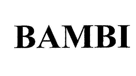Mẫu nhãn hiệu BAMBI