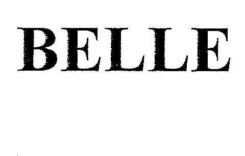 Mẫu nhãn hiệu BELLE