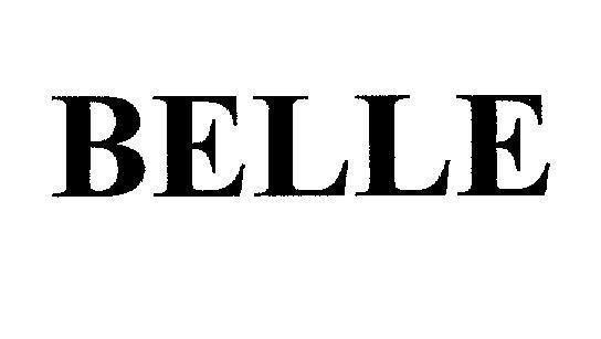 Mẫu nhãn hiệu BELLE