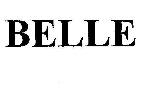 Mẫu nhãn hiệu BELLE