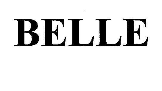 Mẫu nhãn hiệu BELLE