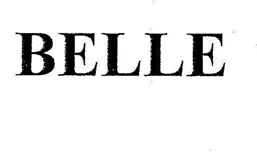 Mẫu nhãn hiệu BELLE