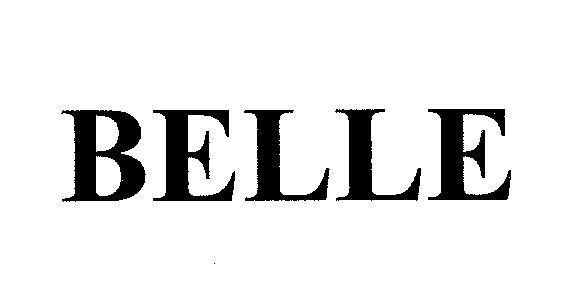 Mẫu nhãn hiệu BELLE