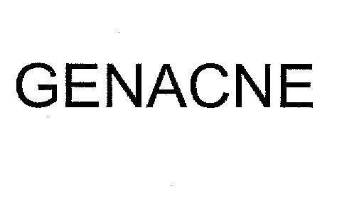 Mẫu nhãn hiệu GENACNE