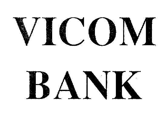 Mẫu nhãn hiệu VICOM BANK